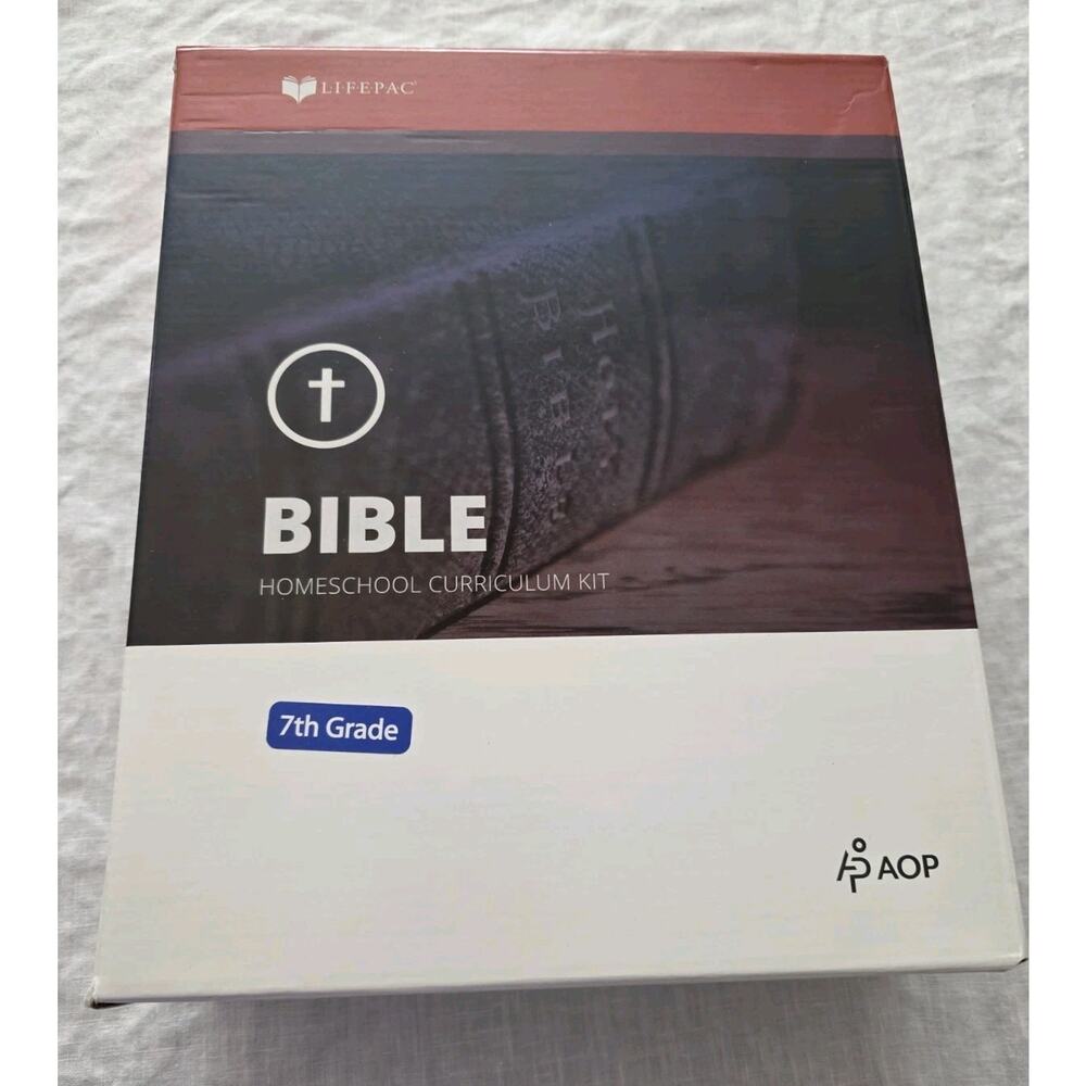 Lifepac Bible Homeschool Curriculum 7th Grade Alpha Omega Units 3-10 & Teacher